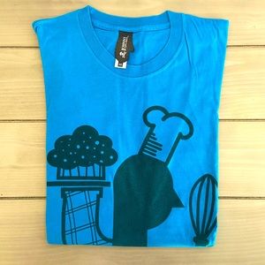 Blue Johnny Cupcakes Shirt